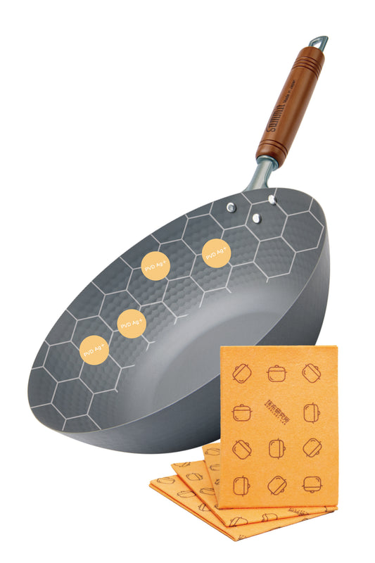 PVD Ag+專利殺菌抹布套裝 6件裝 (廚房專用) |抺布研究所