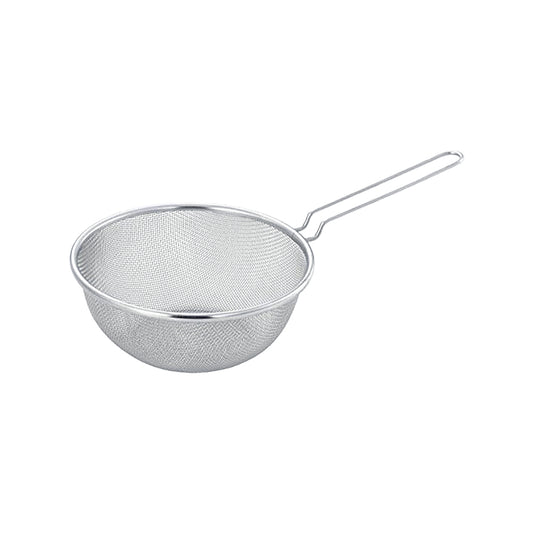 日本製 不鏽鋼單柄濾盆筲箕
