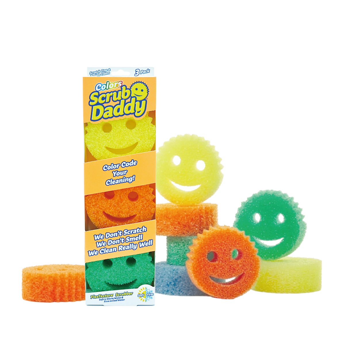 Scrub Daddy 「微笑海綿」(防刮、防臭、速乾)