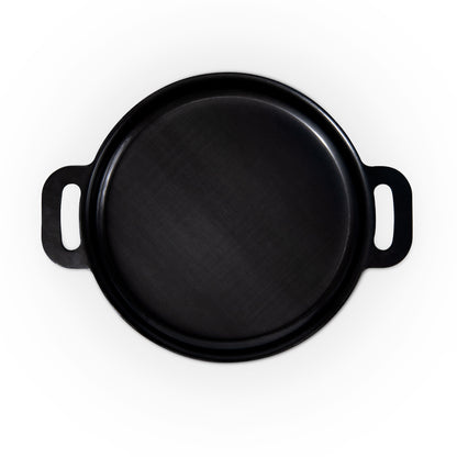 厚底圓形燒物鐵板煎鍋
